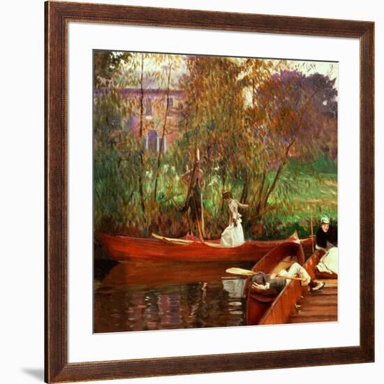 The Boating Party, 1889-John Singer Sargent-Framed Giclee Print