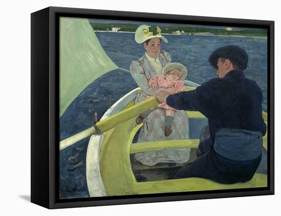 The Boating Party, by Mary Cassatt, 1893-94, American painting,-Mary Cassatt-Framed Stretched Canvas