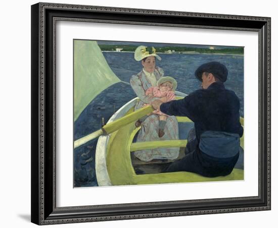 The Boating Party, by Mary Cassatt, 1893-94, American painting,-Mary Cassatt-Framed Art Print