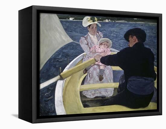 The Boating Party-Mary Cassatt-Framed Premier Image Canvas