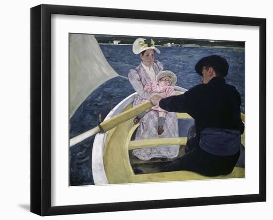 The Boating Party-Mary Cassatt-Framed Giclee Print