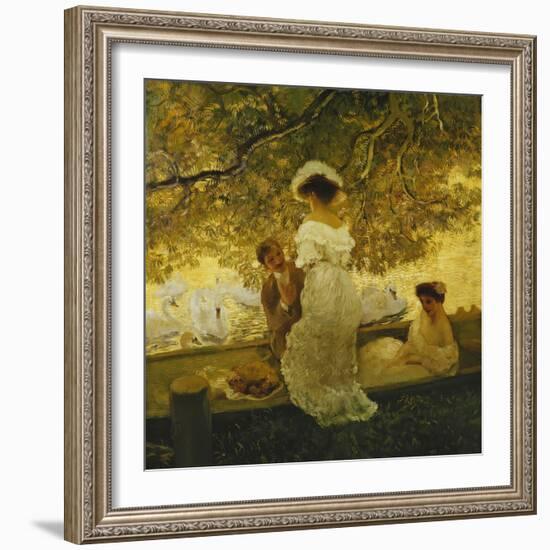 The Boating Trip-Gaston De Latouche-Framed Giclee Print