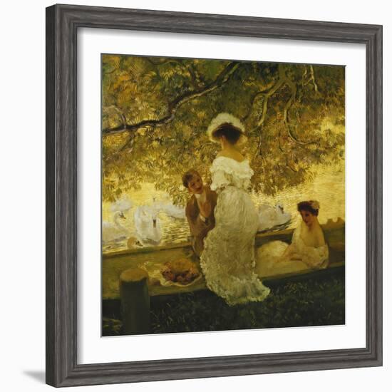 The Boating Trip-Gaston De Latouche-Framed Giclee Print