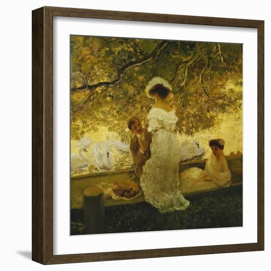 The Boating Trip-Gaston De Latouche-Framed Giclee Print