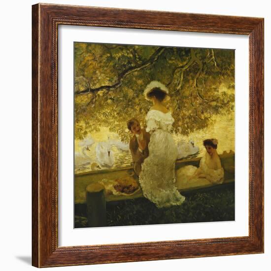 The Boating Trip-Gaston De Latouche-Framed Giclee Print