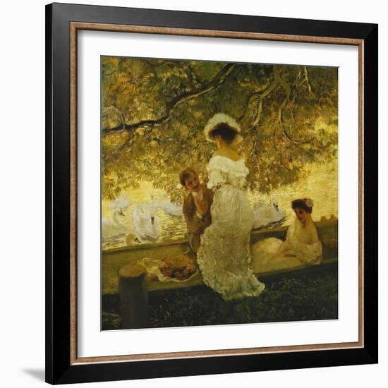 The Boating Trip-Gaston De Latouche-Framed Giclee Print