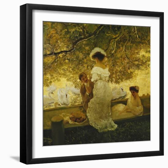 The Boating Trip-Gaston De Latouche-Framed Giclee Print