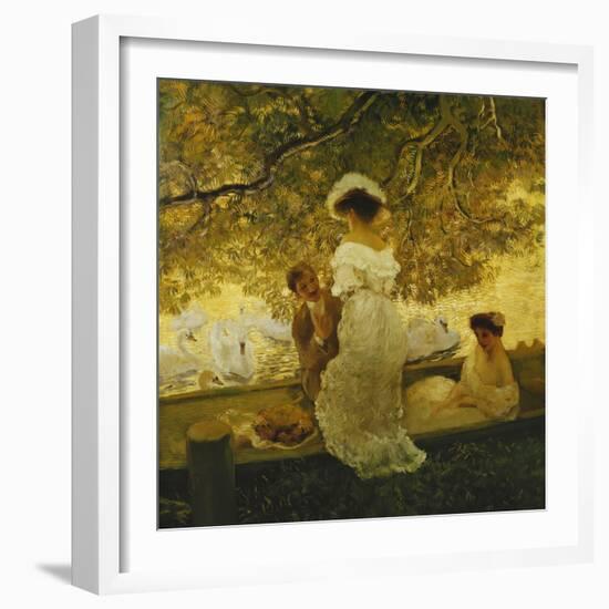 The Boating Trip-Gaston De Latouche-Framed Giclee Print