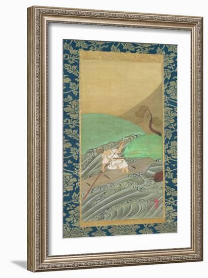 The Boatman-Ogata Korin-Framed Giclee Print