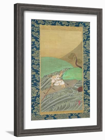 The Boatman-Ogata Korin-Framed Giclee Print