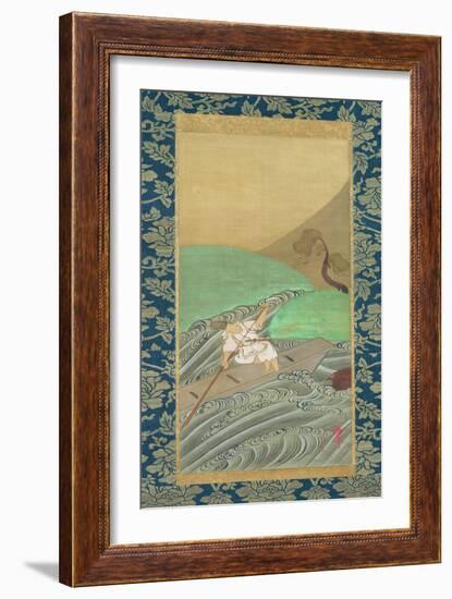 The Boatman-Ogata Korin-Framed Giclee Print