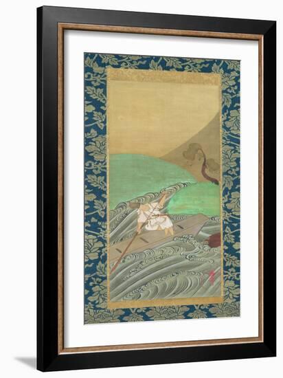 The Boatman-Ogata Korin-Framed Giclee Print