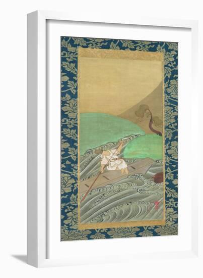 The Boatman-Ogata Korin-Framed Giclee Print