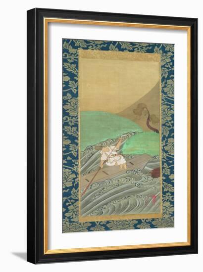 The Boatman-Ogata Korin-Framed Giclee Print