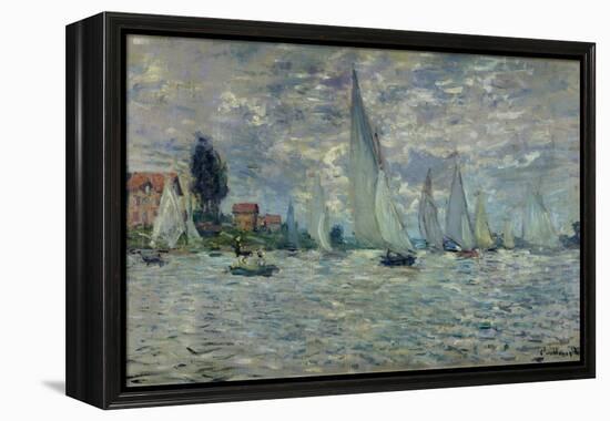 The Boats, or Regatta at Argenteuil, circa 1874-Claude Monet-Framed Premier Image Canvas