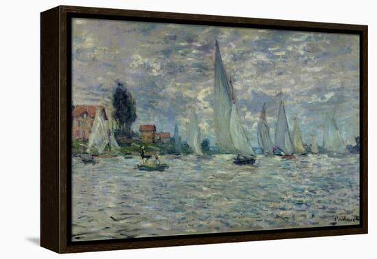 The Boats, or Regatta at Argenteuil, circa 1874-Claude Monet-Framed Premier Image Canvas