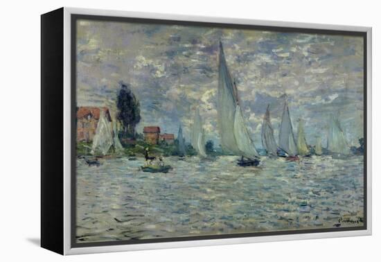 The Boats, or Regatta at Argenteuil, circa 1874-Claude Monet-Framed Premier Image Canvas