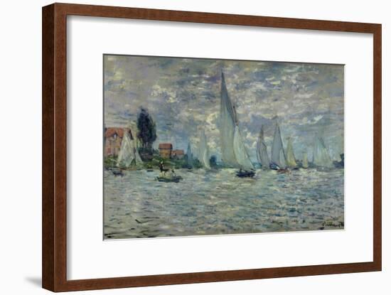 The Boats, or Regatta at Argenteuil, circa 1874-Claude Monet-Framed Giclee Print