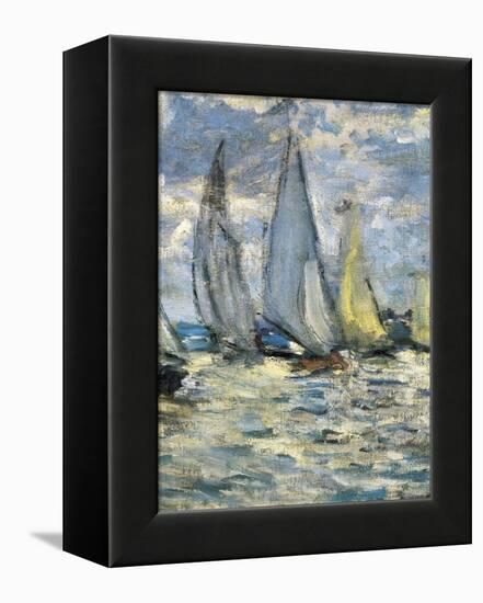 The Boats, or Regatta at Argenteuil-Claude Monet-Framed Stretched Canvas