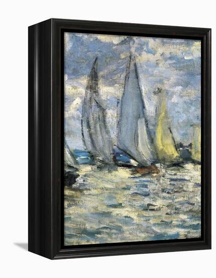 The Boats, or Regatta at Argenteuil-Claude Monet-Framed Stretched Canvas