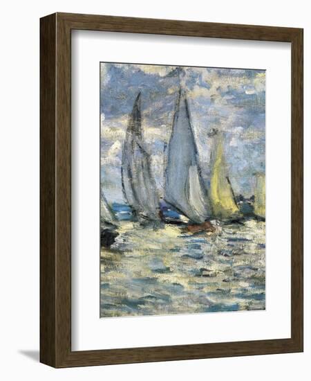 The Boats, or Regatta at Argenteuil-Claude Monet-Framed Premium Giclee Print