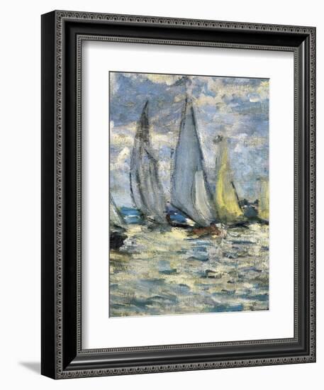 The Boats, or Regatta at Argenteuil-Claude Monet-Framed Premium Giclee Print