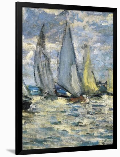 The Boats, or Regatta at Argenteuil-Claude Monet-Framed Premium Giclee Print