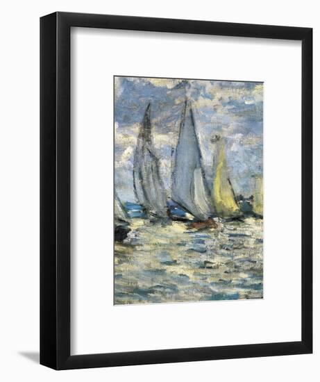 The Boats, or Regatta at Argenteuil-Claude Monet-Framed Art Print