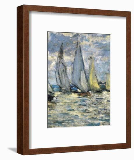 The Boats, or Regatta at Argenteuil-Claude Monet-Framed Art Print