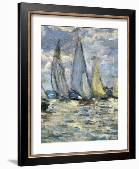 The Boats, or Regatta at Argenteuil-Claude Monet-Framed Art Print