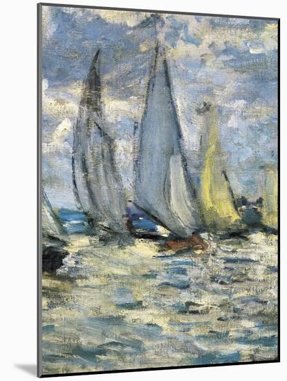 The Boats, or Regatta at Argenteuil-Claude Monet-Mounted Art Print