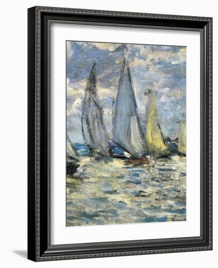 The Boats, or Regatta at Argenteuil-Claude Monet-Framed Art Print