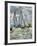 The Boats, or Regatta at Argenteuil-Claude Monet-Framed Premium Giclee Print