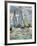 The Boats, or Regatta at Argenteuil-Claude Monet-Framed Premium Giclee Print