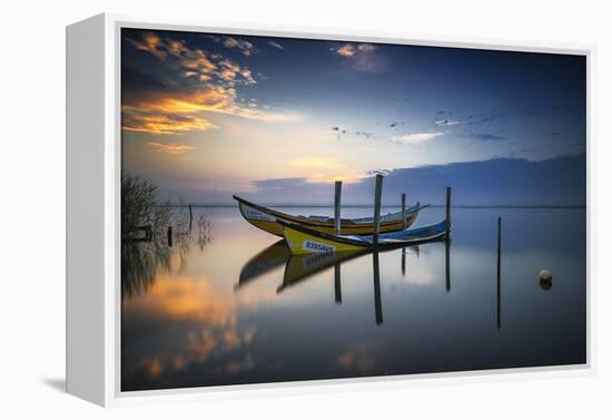 The Boats-Rui Ribeiro-Framed Premier Image Canvas