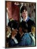 The Bock Waitress - Oil on Canvas, 1878-Edouard Manet-Mounted Giclee Print