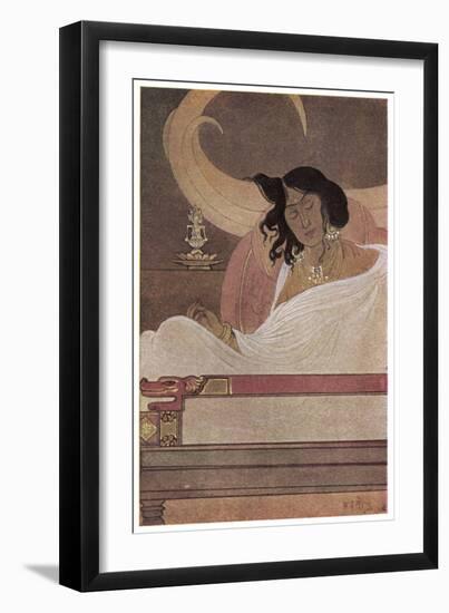 The Bodhisattva's Tusks-Abanindro Nath Tagore-Framed Art Print