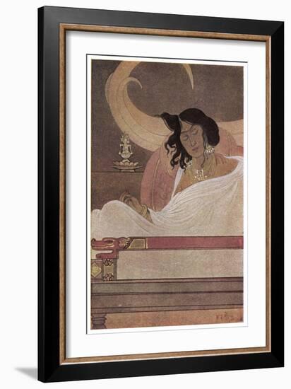 The Bodhisattva's Tusks-Abanindro Nath Tagore-Framed Art Print