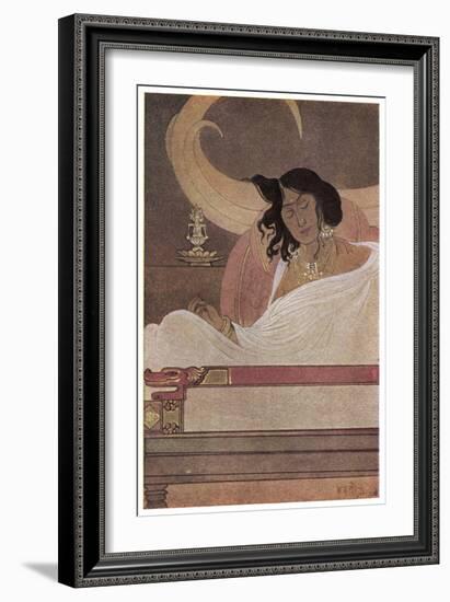 The Bodhisattva's Tusks-Abanindro Nath Tagore-Framed Art Print