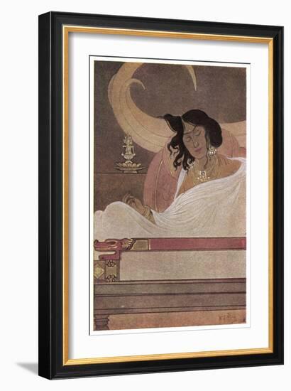 The Bodhisattva's Tusks-Abanindro Nath Tagore-Framed Art Print