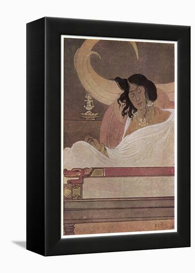 The Bodhisattva's Tusks-Abanindro Nath Tagore-Framed Stretched Canvas