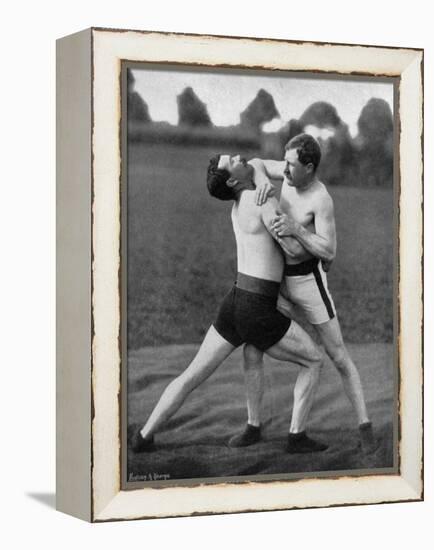 The Body Holt and Neck Double, Wrestling Display, Aldershot, Hampshire, 1896-Gregory & Co-Framed Premier Image Canvas