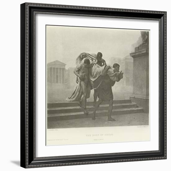 The Body of Caesar-Jean-Andre Rixens-Framed Giclee Print