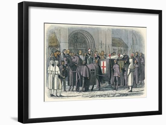 'The body of Richard brought to St. Paul's', 1400 (1864)-James William Edmund Doyle-Framed Giclee Print