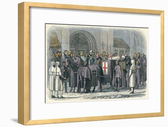 'The body of Richard brought to St. Paul's', 1400 (1864)-James William Edmund Doyle-Framed Giclee Print