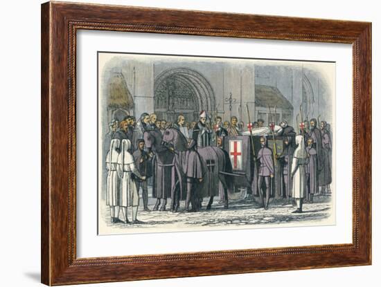 'The body of Richard brought to St. Paul's', 1400 (1864)-James William Edmund Doyle-Framed Giclee Print