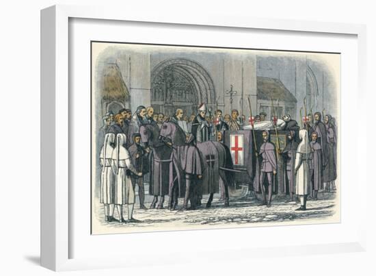 'The body of Richard brought to St. Paul's', 1400 (1864)-James William Edmund Doyle-Framed Giclee Print