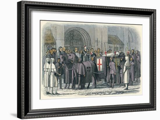 'The body of Richard brought to St. Paul's', 1400 (1864)-James William Edmund Doyle-Framed Giclee Print