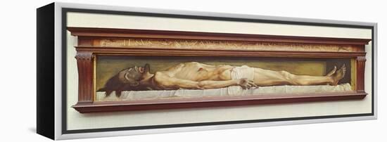 The Body of the Dead Christ in the Tomb. 1521-Hans Holbein the Younger-Framed Premier Image Canvas