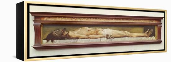 The Body of the Dead Christ in the Tomb. 1521-Hans Holbein the Younger-Framed Premier Image Canvas